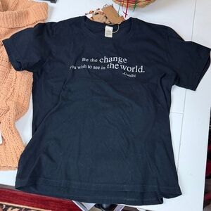 Soul Flower Black Short Sleeve Tee